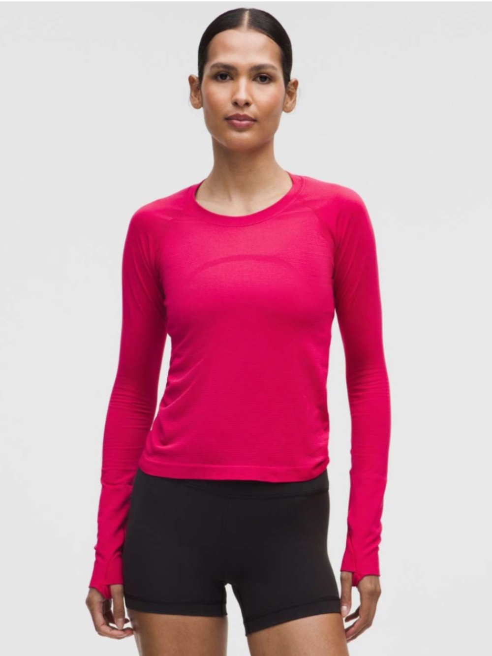 NEW! Lululemon Swiftly Tech Long-Sleeve Top 2.0 *Waist Length Pink Dragonfruit 8